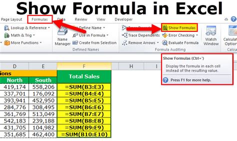 excel formula showing instead of result|How to show formulas in Excel .